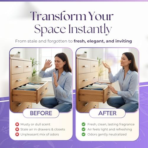 15 Pack Sachets for Drawers and Closets, Scented Sachets for Drawers, Closet - Image 5