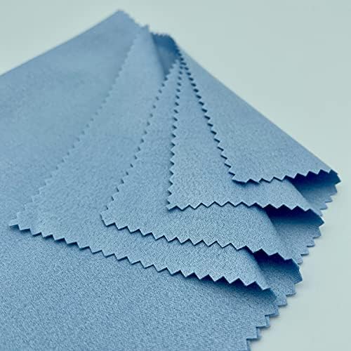 AAwipes Guitar Cloths Microfiber Blue 6pcs 12"x12" Plush Polishing Cloths - Image 5