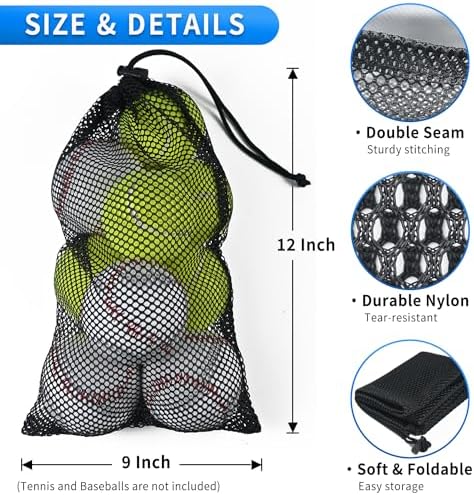 10 Pcs Mesh Drawstring Bag 9" x 12" - Image 3
