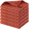 Homaxy 100% Cotton Terry Kitchen Dish Cloths, 6 Pack by Homaxy