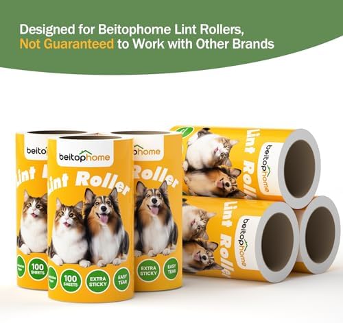 Lint Roller Refills for Pet Hair, 600 Sheets, Standard Size - Image 3
