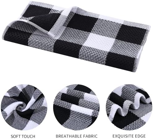 Mordimy 100% Cotton Waffle Weave Kitchen Towels, 13 x 28 Inches, Super Soft and - Image 2