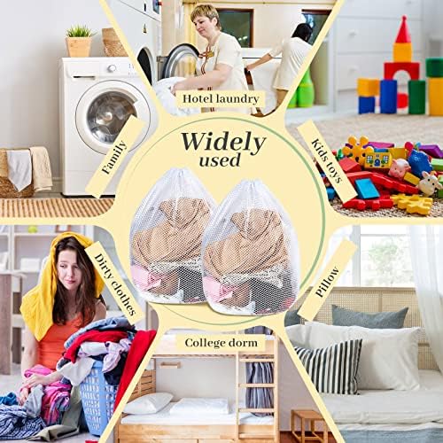 20 Pcs Mesh Laundry Bags Bulk - Image 6