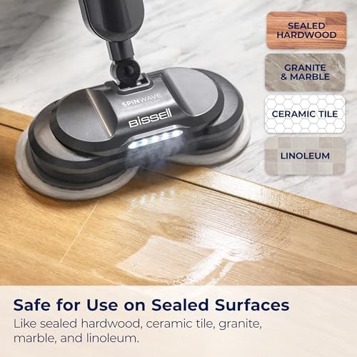 BISSELL Spinwave SmartSteam Steam Cleaner Mop, Swivel Steering - Image 6