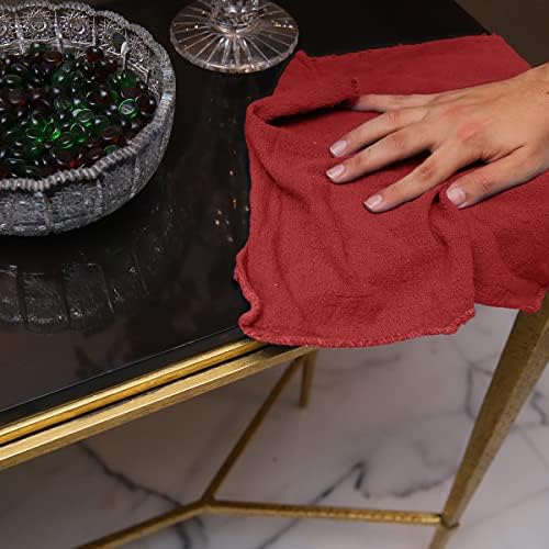 Avalon Towels Cotton Shop Rags – Size 12x14 Inches Cleaning Rags – Absorbent - Image 6