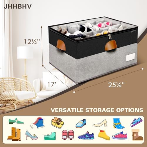 2 Pack Shoe Organizer for Closet - Image 6