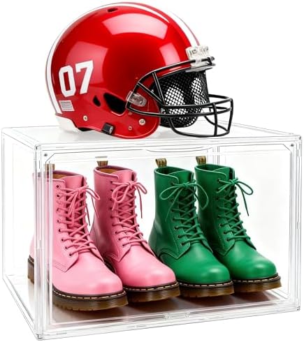 5 Pack XXX-Large Tall BootOrganizer, 17.3x13x13'' Acrylic Display Case by Unknown