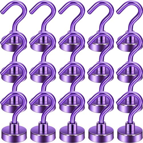 Neosmuk Magnetic Hooks, Cruise Ship Essentials, 30lb+ Heavy Duty Magnetic Hooks by Neosmuk