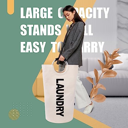 Caroeas 125L Laundry Basket, Large Laundry Hamper, Laundry Bag - Image 2