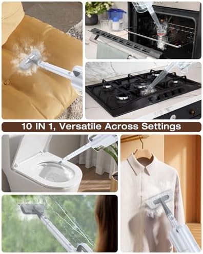 10-in-1 Steam Mop, Detachable Handheld Steam Cleaner - Image 3