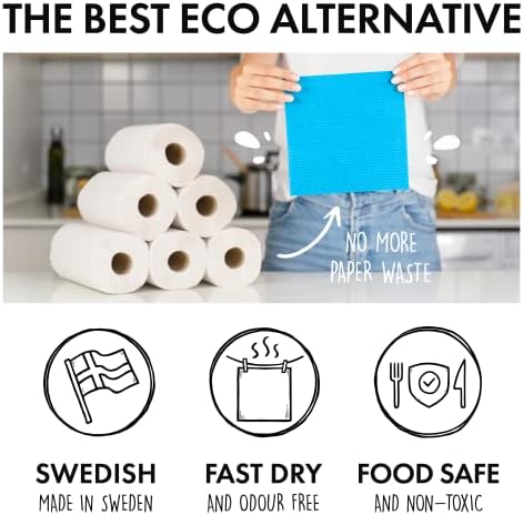 SUPERSCANDI 10 Pack Reusable Cleaning Cloths - Image 6
