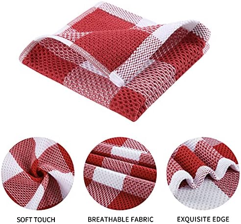 Mordimy Cotton Waffle Weave Dish Cloths, 6 Pack - Image 2