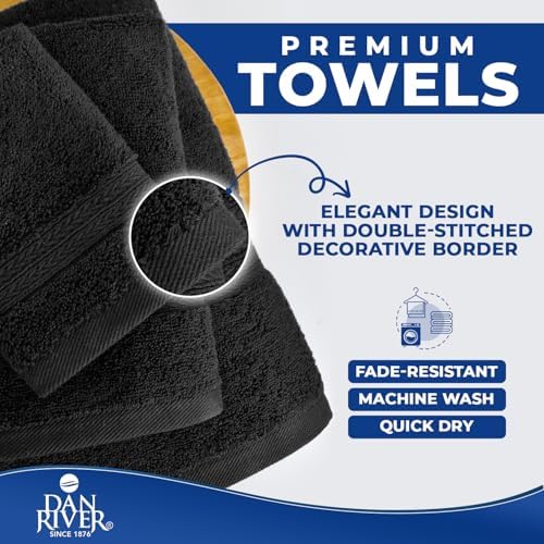 DAN RIVER 8 Piece Luxury Bath Towels - Image 6