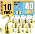 VNDUEEY Magnetic Hooks, 80 Lbs Heavy Duty Earth Magnets by VNDUEEY