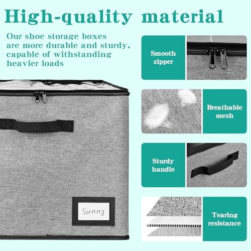 UPgraded Stackable Shoe Box Organizer - Image 2