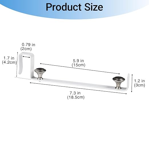 Large Trash Bag Holder for Kitchen Cabinets Doors, Under Sink Plastic Bag Hooks - Image 4