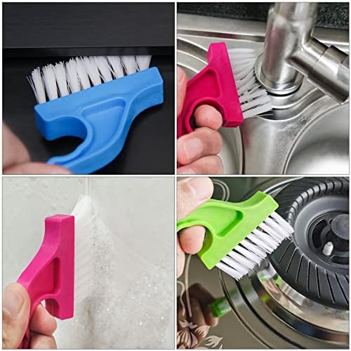 Window Track Cleaning Brush Set, 5 Pack Crevice Cleaning Tools - Image 7