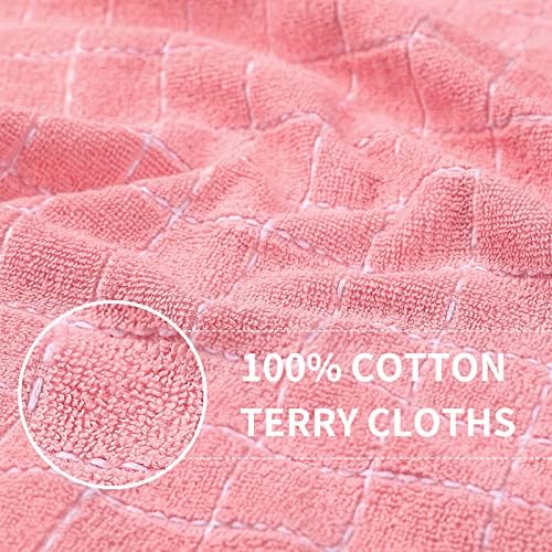 Homaxy 100% Cotton Terry Bulk Kitchen Towels, 10 Pack - Image 2