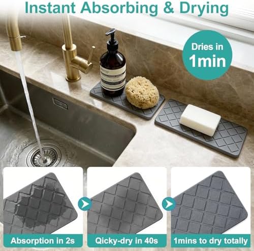 Water Absorbing Stone Drying Tray - Image 2