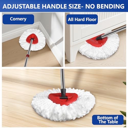 New 4 Pack Mop Head Replacement Compatible - Image 6