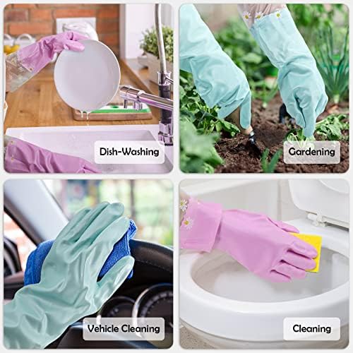 KAQ Reusable Rubber Cleaning Gloves - Image 5