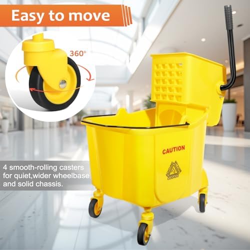 38 Qt Commercial Mop Bucket - Image 4