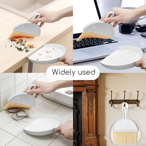 Mini Dust Pan with Broom Set, Small Dustpan and Brush Set, Hand Broom and Dust - Image 6