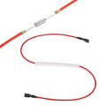 MECCANIXITY Universal Rice Cooker Temperature Fuse, 229°C 10A 250V Metal Thermal Fuse with Both End Terminal Fiberglass Sleeving for Electric Pressure Cooker Repair Part