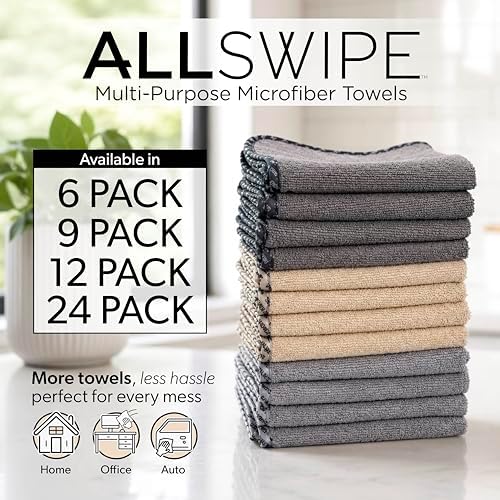 Chemical Guys, AllSwipe Multi-Purpose Microfiber Towels, 14 x 12, 24 Pack - Image 2