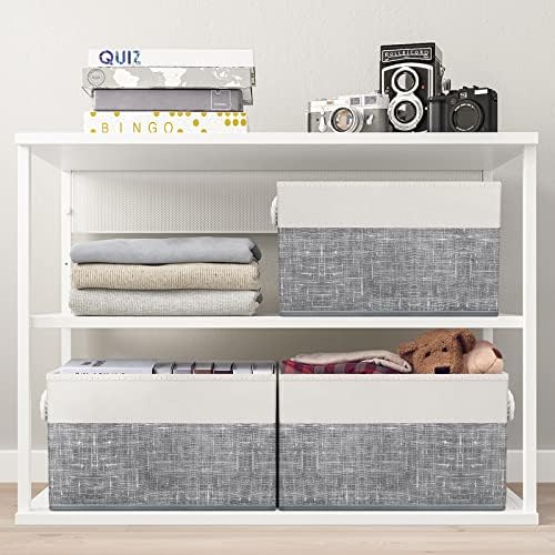 Fab totes Storage Bins 2-Pack, Foldable Storage Baskets - Image 5