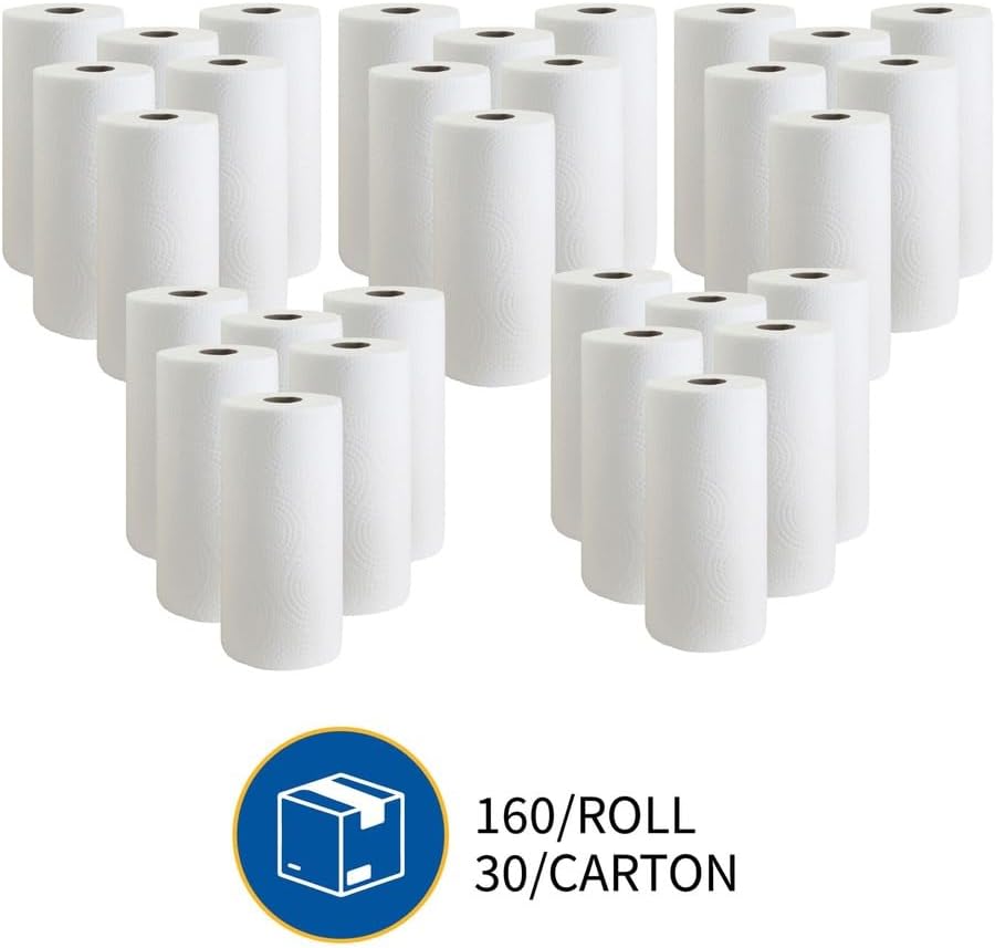 Genuine Joe-GJO24080 2-Ply Household Roll Paper Towels - Image 6