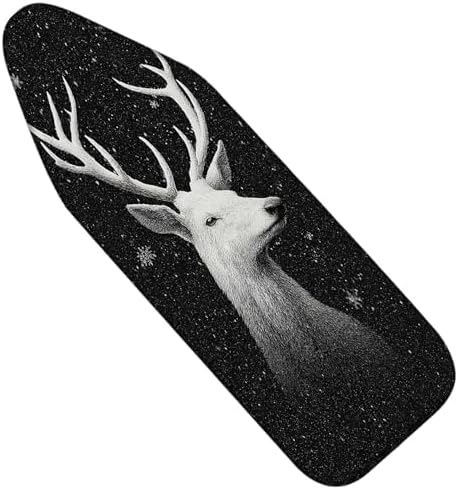 Nuxovilar Winter Deer Sketch Ironing Board Cover 15x54 Polyester by Nuxovilar