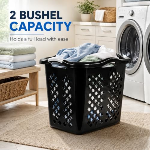Laundry Basket 2 Bushel Plastic - Image 6