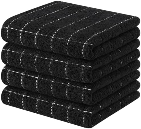 Kitinjoy 100% Cotton Terry Kitchen Towels, 13”x 28” by Kitinjoy