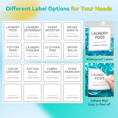 Laundry Pods Container & Dryer Sheet Holder, Laundry Room Organization and - Image 5