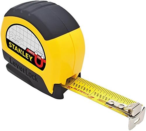 Stanley STHT33281L 25' Magnetic Tip & Fractional Read LeverLock Tape Measure - Image 3