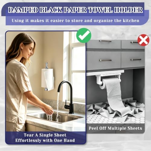 Paper Towel Holder, Paper Towel Holder Under Cabinet - Image 6