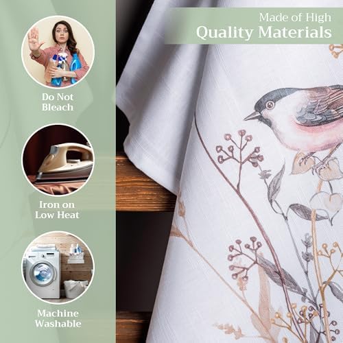 Maison d' Hermine Kitchen Towels Set of 3 Reusable 100% Cotton 27.50" x 20" - Image 3