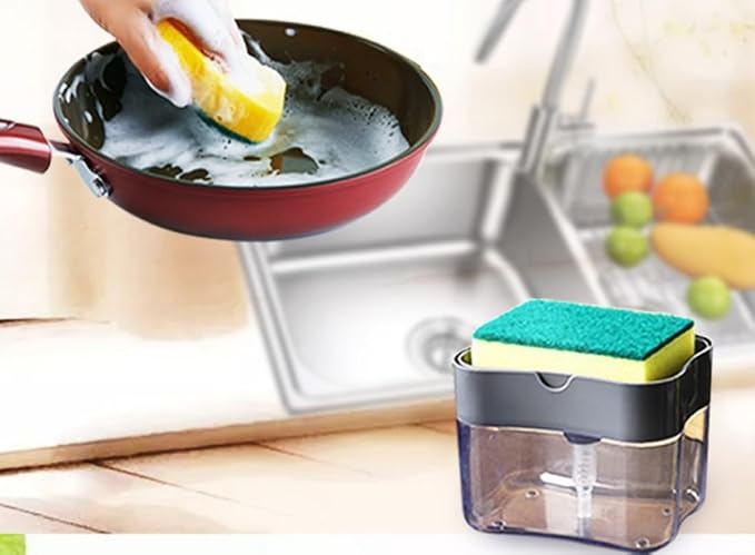 2-in-1 Kitchen Dish Soap Dispenser - Image 6