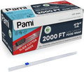 PAMI 12 in x 2000 ft PVC Cling Wrap, Heavy Duty, Slide Cutter, Food Safe by PAMI