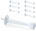 HOME MASTER HARDWARE 3" Heavy Duty Solid Door Stop, 8 Pack, Screw-In by HOME+MASTER+HARDWARE