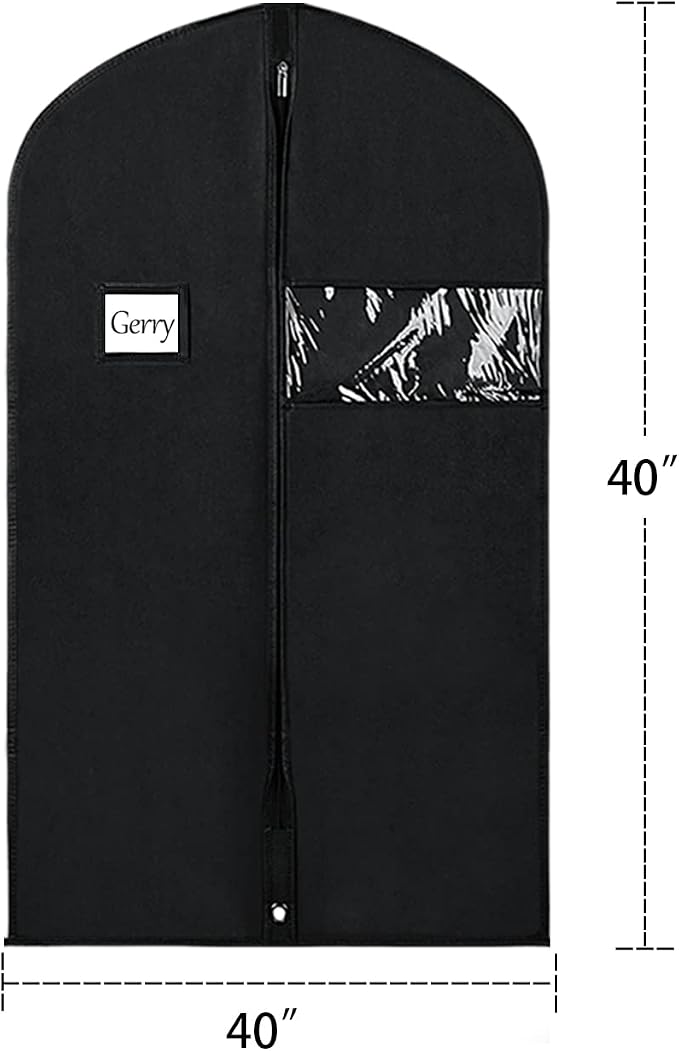 Univivi Garment Bag Suit Bag for Storage and Travel, 40 Inch, Non-woven Fabric - Image 2