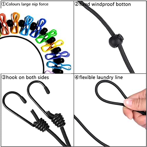 2 Pack Portable Clothesline - Image 3