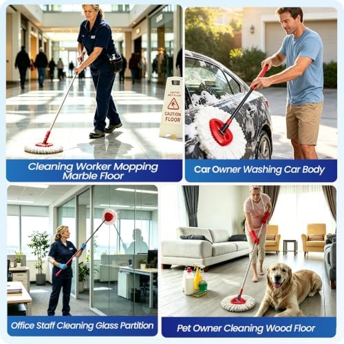4Pack Mop Heads Replacements Compatible - Image 6