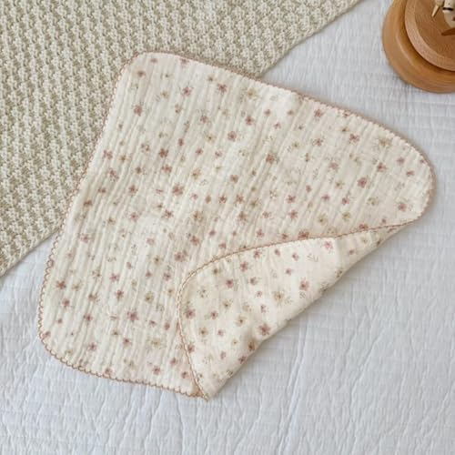 BuLuTu Cotton Cleaning Cloths Floral Print Towels Set - Image 4