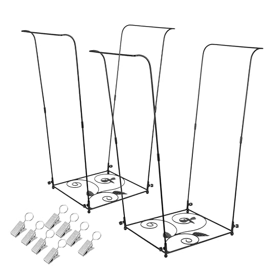 Stargarden 2Pack Trash Bag Holder, Garbage Bag Holder | Metal Leaf Bag Holder by Stargarden