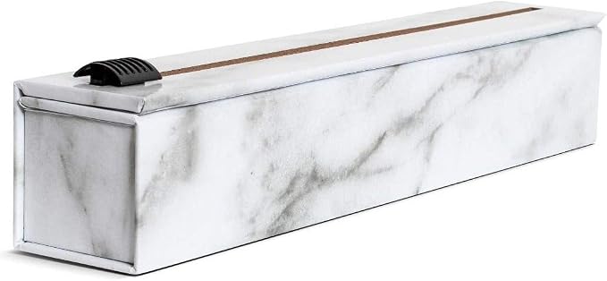ChicWrap Carrara Marble Aluminum Foil Dispenser - Image 3
