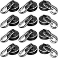 LOVIMAG Magnetic Hooks 70 LBS Strong Magnets Cruise 12Pack Magnet by LOVIMAG
