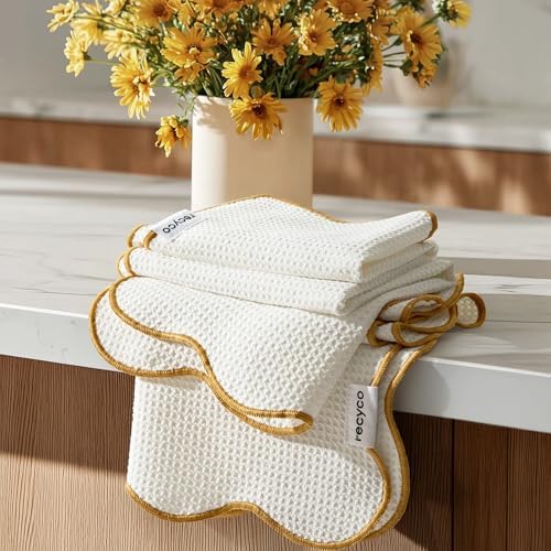 RECYCO Waffle Kitchen Towel Set of 2 by RECYCOHOMECOLLECTION