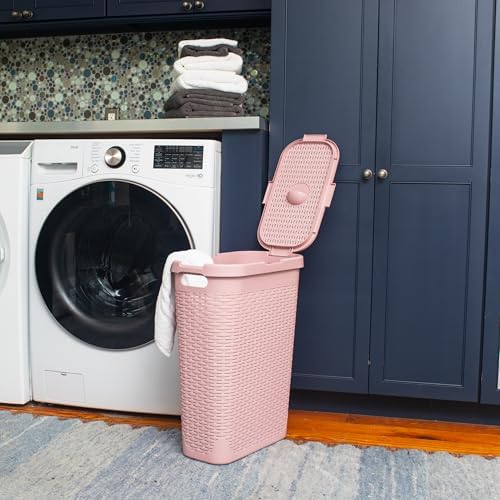 Mind Reader Slim Laundry Hamper - Image 2